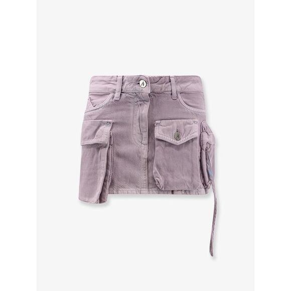 The Attico Women Cotton Mini Skirt